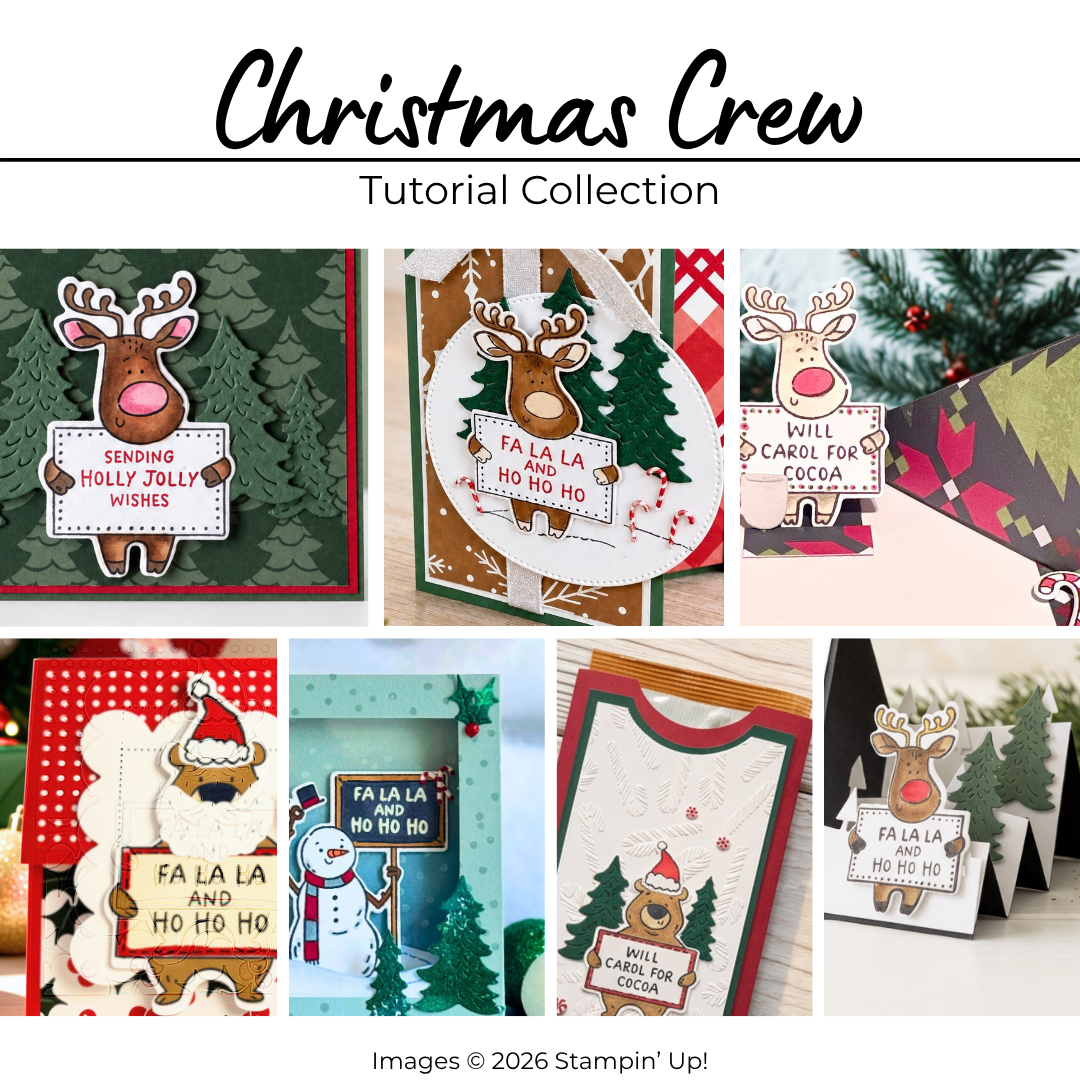 Christmas Crew Fun Fold Tutorial Collection