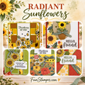 Radiant Sunflowers Card Class Tutorial – 8 Card Designs + Video